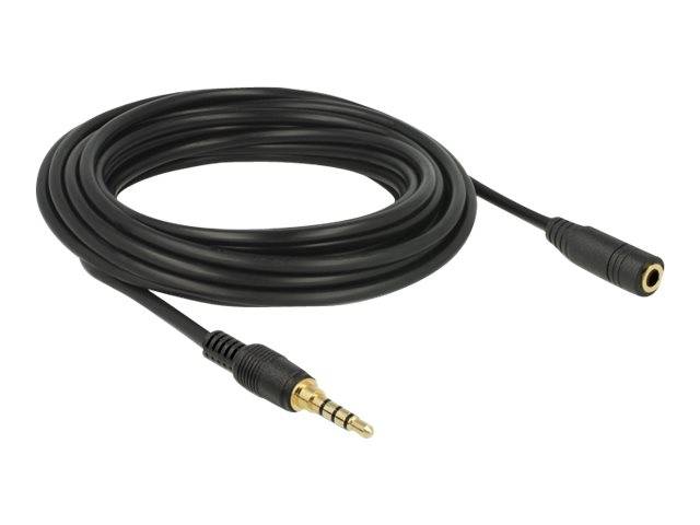 Delock - Audioverlängerungskabel - 4-poliger Mini-Stecker männlich zu 4-poliger Mini-Stecker weiblich