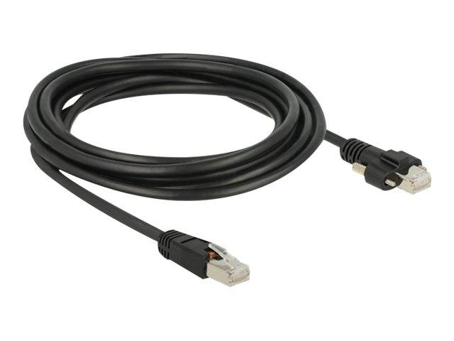 DeLOCK - Patch-Kabel - RJ-45 (M) schraubbar bis RJ-45 (M)