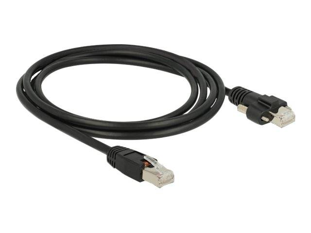 DeLOCK - Patch-Kabel - RJ-45 (M) schraubbar bis RJ-45 (M)