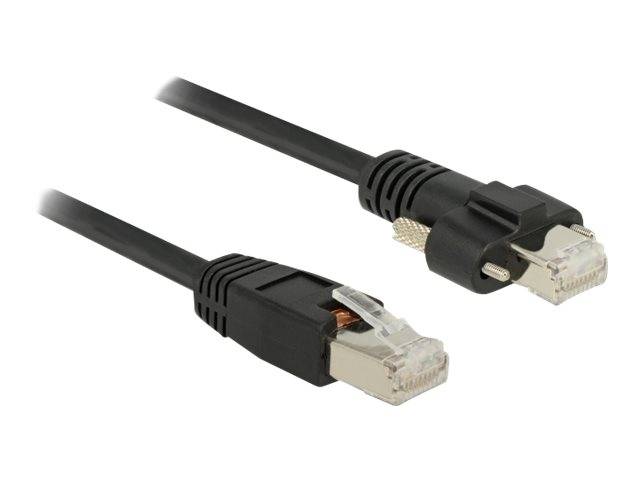 DeLOCK - Patch-Kabel - RJ-45 (M) schraubbar bis RJ-45 (M)