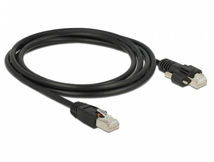 DeLOCK - Patch-Kabel - RJ-45 (M) schraubbar bis RJ-45 (M)
