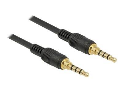 Delock - Audiokabel - 4-poliger Mini-Stecker männlich bis 4-poliger Mini-Stecker männlich