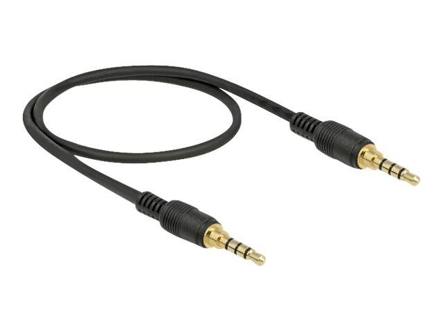 Delock - Audiokabel - 4-poliger Mini-Stecker männlich bis 4-poliger Mini-Stecker männlich
