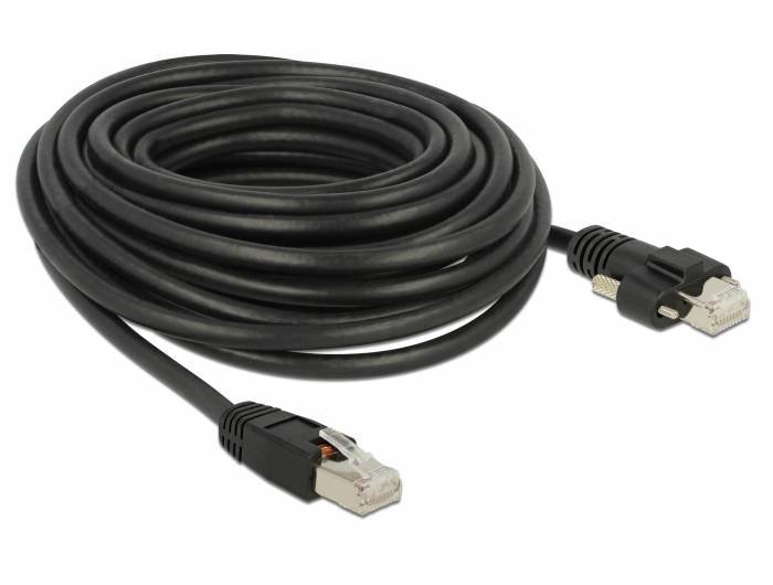 DeLOCK - Patch-Kabel - RJ-45 (M) schraubbar bis RJ-45 (M)