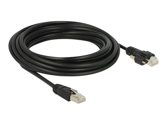 DeLOCK - Patch-Kabel - RJ-45 (M) schraubbar bis RJ-45 (M)