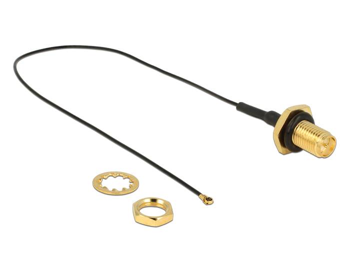 DeLOCK - Antennenkabel - RP-SMA (W) bis MHF4 (M)