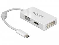DeLOCK - Externer Videoadapter - USB-C - DVI, HDMI, VGA