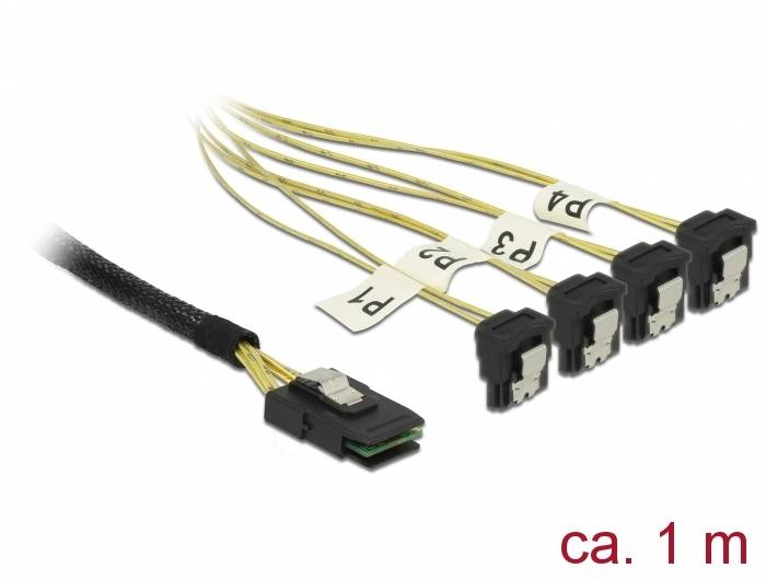 DeLOCK - SATA- / SAS-Kabel - SAS 6Gbit/s - Mini SAS (SFF-8087)