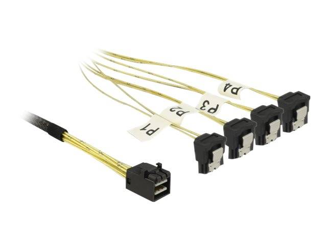 Delock - SATA- / SAS-Kabel - SAS 6Gbit/s - 4x Mini SAS HD (SFF-8643)