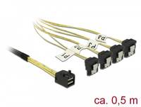 Delock - SATA- / SAS-Kabel - SAS 6Gbit/s - 4x Mini SAS HD (SFF-8643)