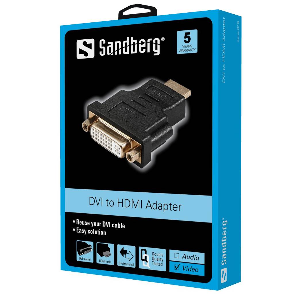 Sandberg - Videoadapter - DVI-D weiblich bis