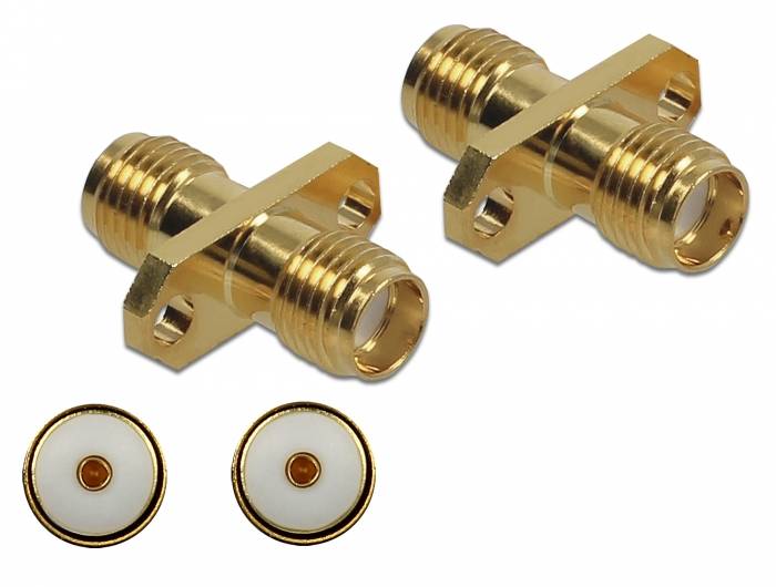 Delock - Antennenadapter - SMA Gefäß bis SMA