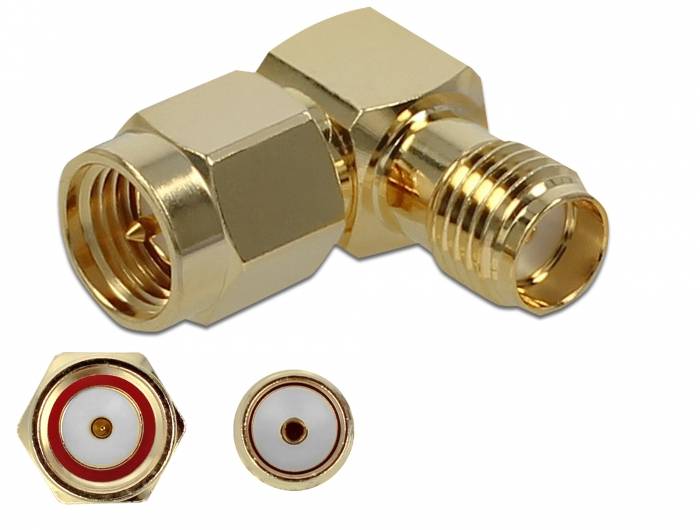Delock - Antennenadapter - SMA Stecker bis SMA