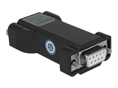 DeLock Converter 1 x Serial RS-232 DB9 female to 1 x Serial TTL / CMOS 5 V DB9 male with ESD protection 3 kV and extended temperature range