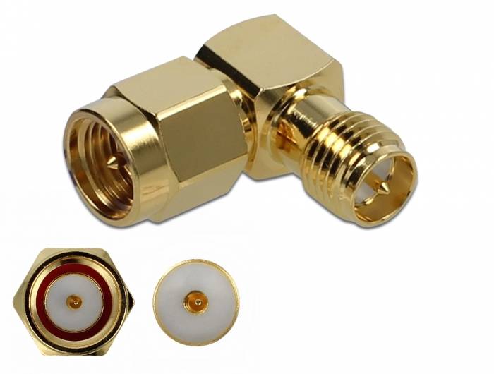 Delock - Antennenadapter - SMA Stecker bis RP-SMA Gefäß