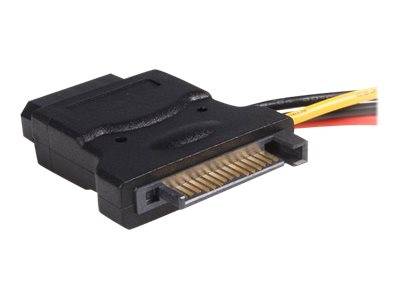 StarTech.com SATA auf LP4 Stromadapter mit 2 zusätzlichen LP4 - Netzteil - interne Stromversorgung, 4-polig (W)