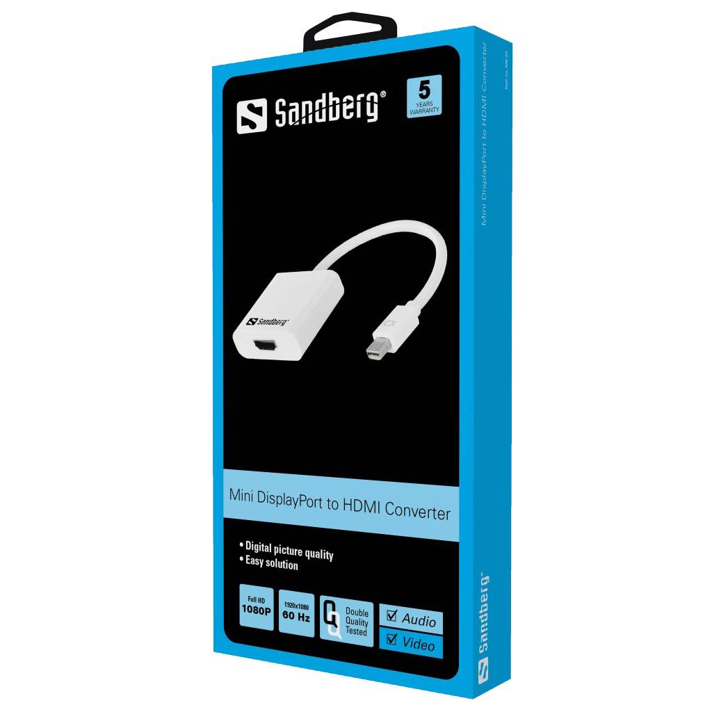 Sandberg - Videoadapter - Mini DisplayPort männlich