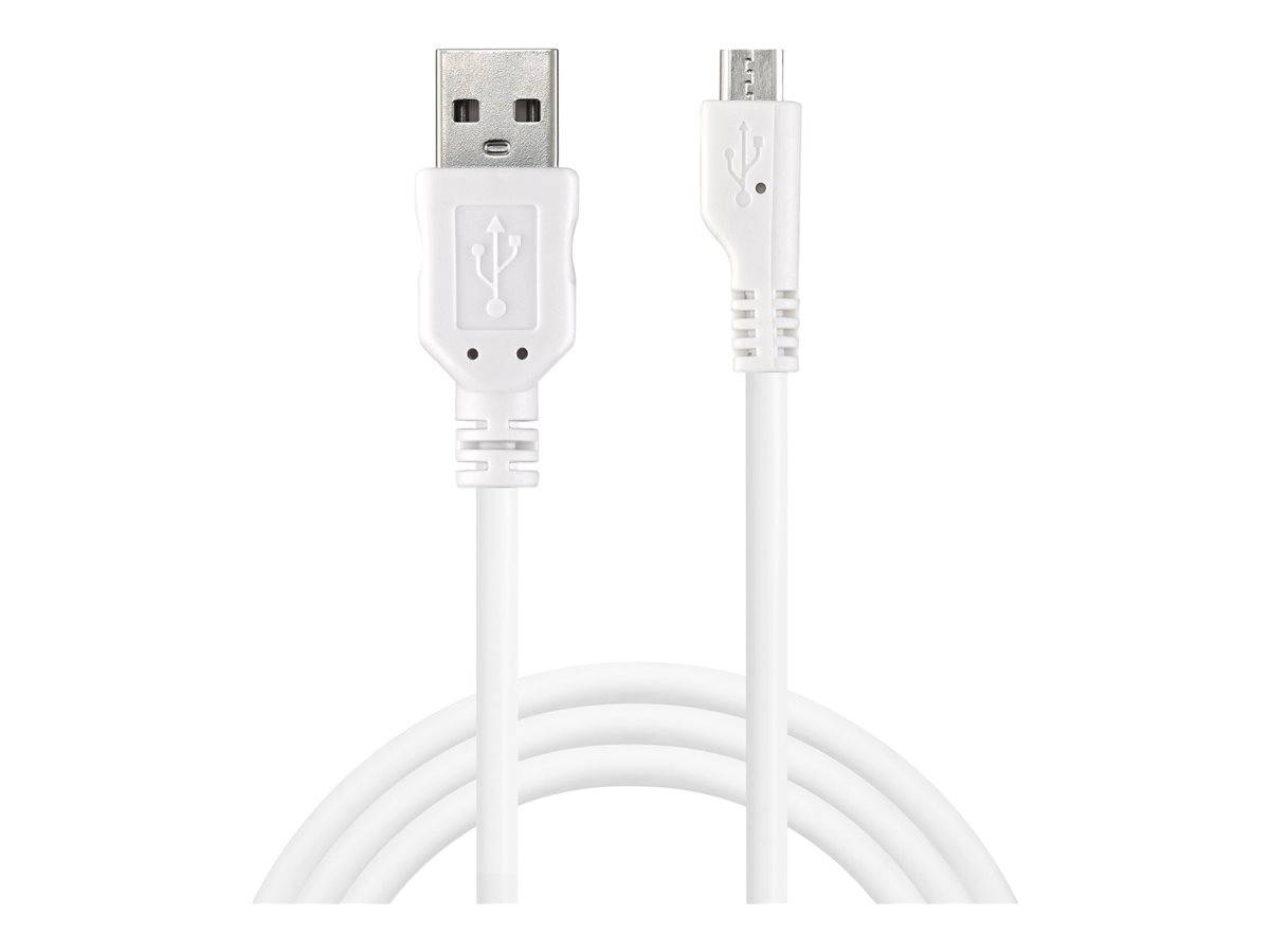 Sandberg - Lade-/Datenkabel - Micro-USB Typ B männlich zu USB männlich