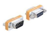 Delock - Nullmodemadapter - DB-9 (M) zu DB-9 (W)