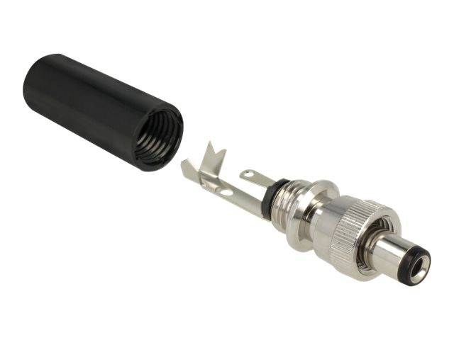 DeLOCK - Netzanschluss - Gleichstrombuchse 5,5 mm x 9,5 mm (Innendurchmesser: 2,5 mm)