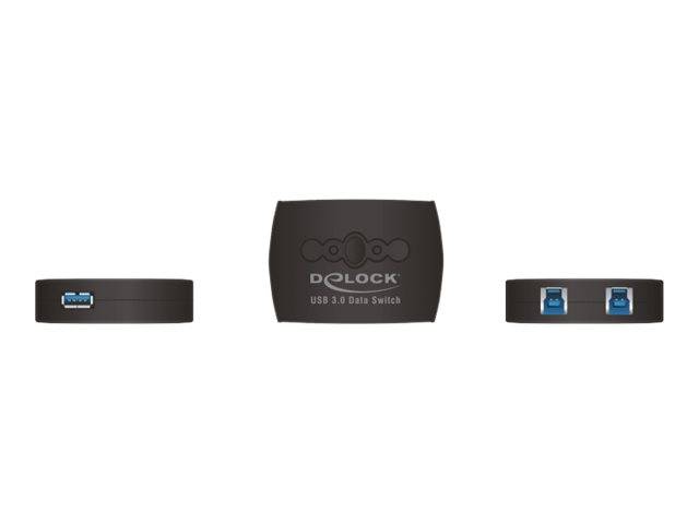 DeLock USB 3.0 Sharing Switch 2 - 1 - USB-Umschalter für die gemeinsame Nutzung von Peripheriegeräten