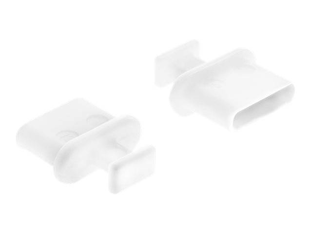 DeLOCK Dust Cover for USB Type-C Female - Schutzumschlag - Schwarz (Packung mit 10)