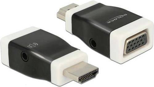 Delock - Video- / Audio-Adapter - HDMI männlich zu HD-15 (VGA)