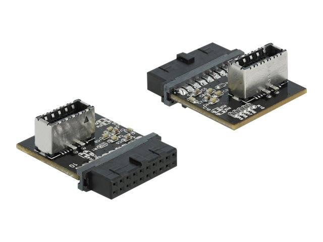 DeLOCK USB 3.0 Adapter Pin Header female to internal Key A female - Interner USB-Adapter - 19-poliger USB 3.0 Kopf (W)