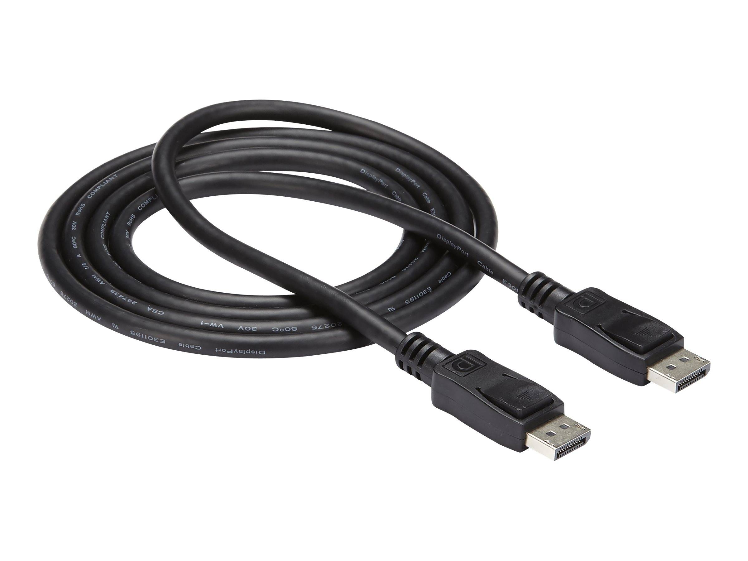 StarTech.com 1,8m DisplayPort 1.2 Kabel mit Verriegelung (Stecker/Stecker)