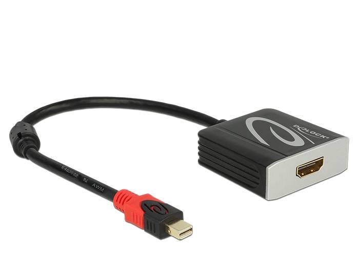 DeLOCK Adapter mini Displayport 1.2 male > HDMI female 4K Active