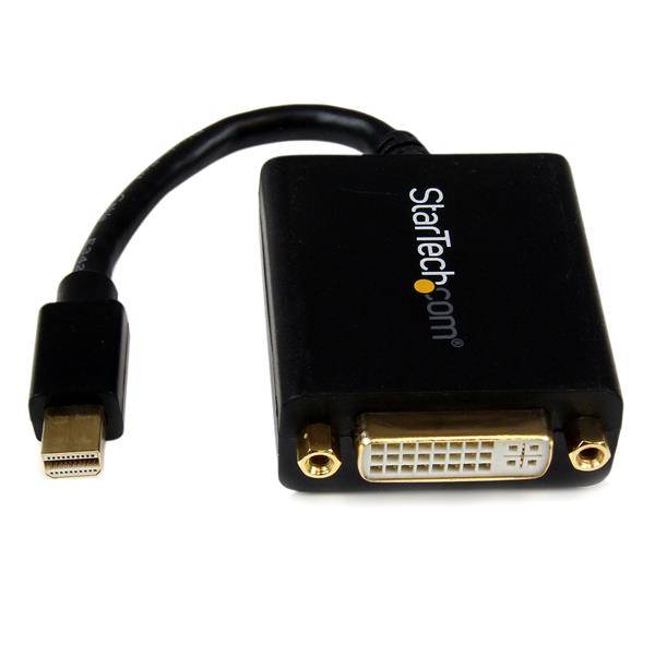 StarTech.com Aktiver Mini DisplayPort auf DVI Adapter - mDP zu DVI-I Konverter (Stecker/Buchse)