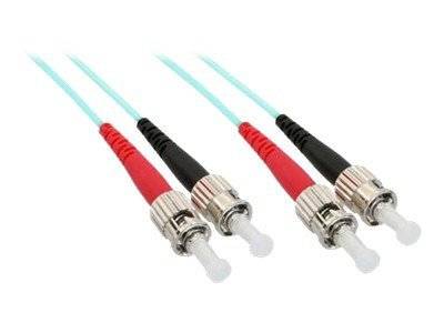 INLINE - LWL Duplex Kabel - ST/ST - 50/125µm - OM3 - 1m