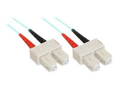INLINE - LWL Duplex Kabel - SC/SC - 50/125µm - OM3 - 10m