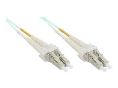 INLINE - LWL Duplex Kabel - LC/LC - 50/125µm - OM3 - 15m