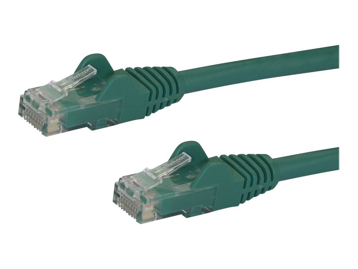 StarTech.com 10m Cat6 Gigabit Snagless Patchkabel - RJ45 UTP Netzwerkkabel mit Schutzmanschette - Cat 6 Kabel - Grün - P