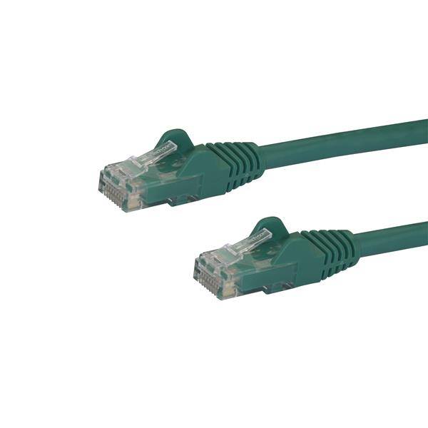 StarTech.com 10m Cat6 Gigabit Snagless Patchkabel - RJ45 UTP Netzwerkkabel mit Schutzmanschette - Cat 6 Kabel - Grün - P