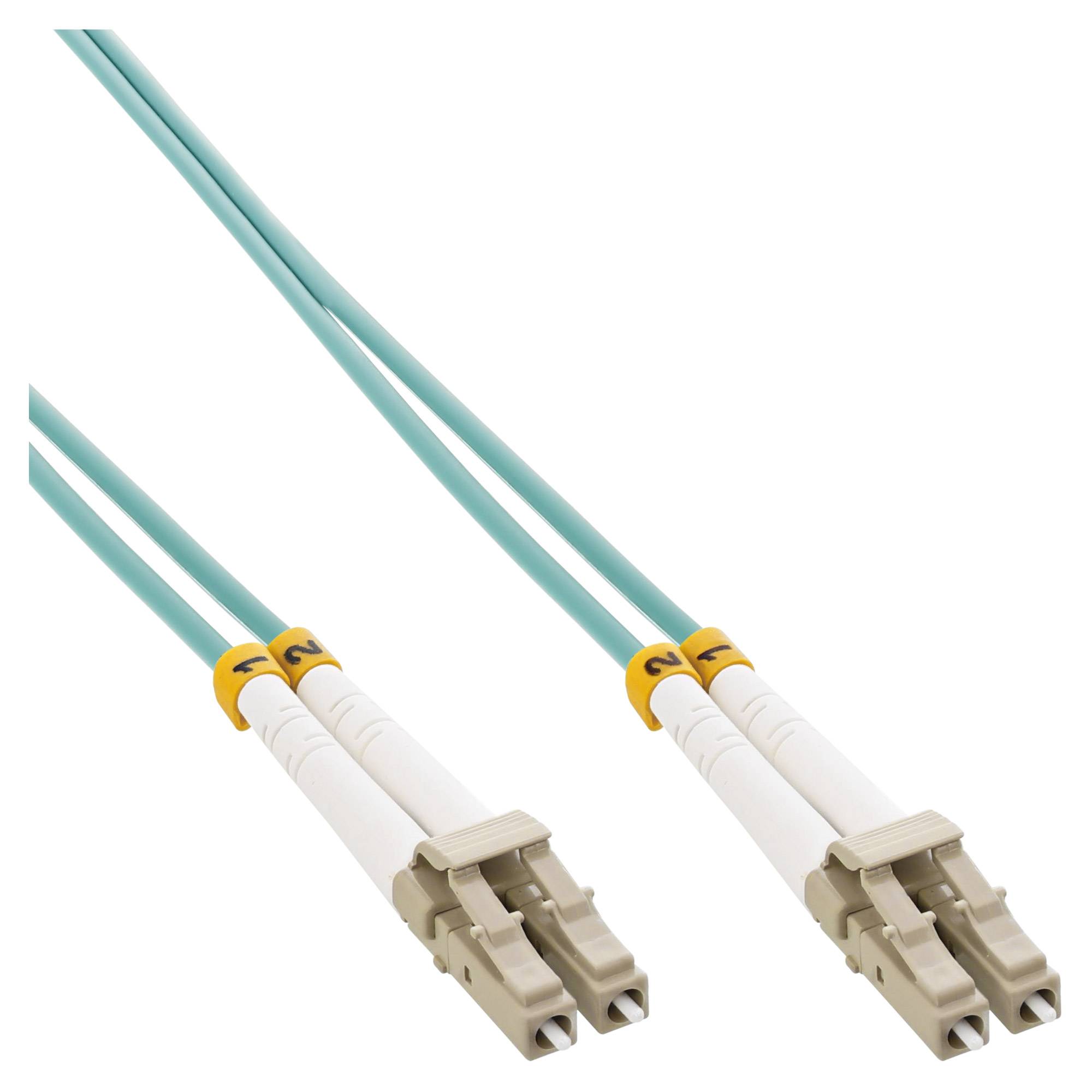 INLINE - LWL Duplex Kabel - LC/LC - 50/125µm - OM3 - 25m