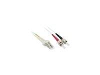 INLINE - LWL Duplex Kabel - LC/ST - 50/125µm - OM3 - 3m