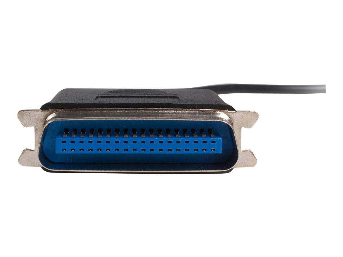 StarTech.com 10 ft USB to Parallel Printer Adapter - M/M - USB to ieee 1284 - USB to centronics - USB to Parallel Cable