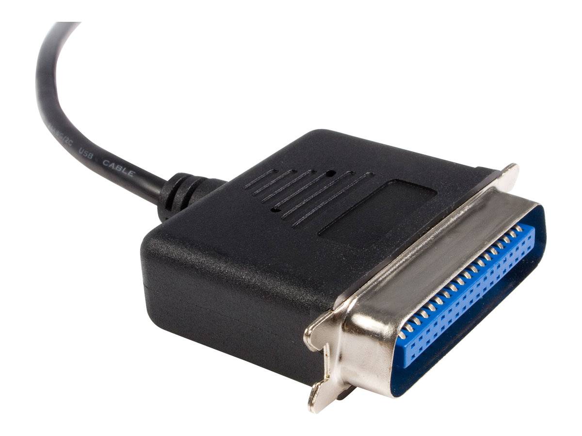 StarTech.com 10 ft USB to Parallel Printer Adapter - M/M - USB to ieee 1284 - USB to centronics - USB to Parallel Cable