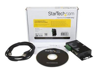 StarTech.com USB 2.0 auf Seriell Adapter - USB zu RS422 / 485 Industrie Schnittstellen-Konverter mit Isolation