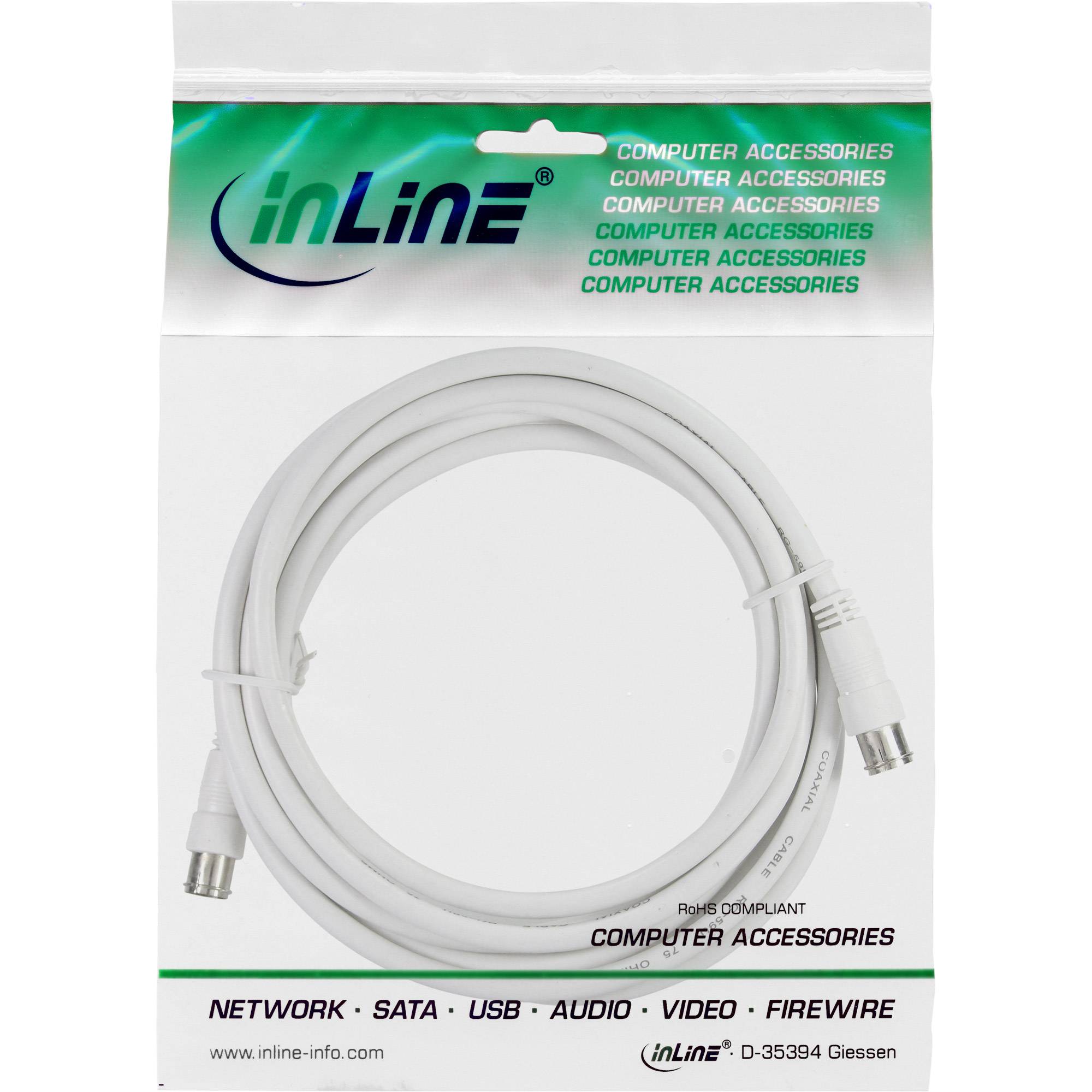 InLine - HF-Kabel - 0.65 mm² - F-Quick-Anschluss (M)