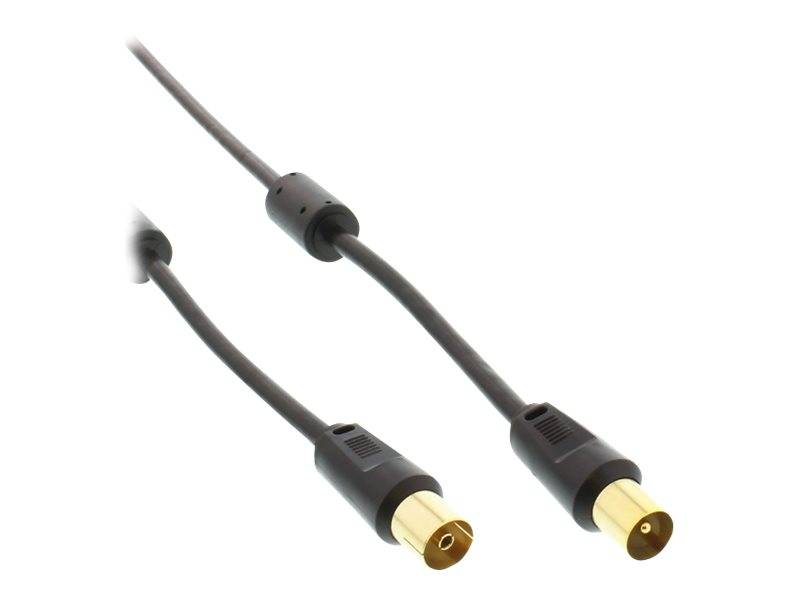 InLine Premium - Antennenkabel - IEC-Anschluss (W)