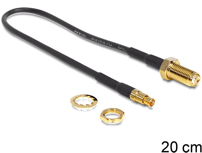 Delock - HF-Kabel - TS-9 männlich zu SMA weiblich
