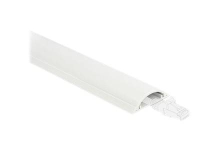DeLOCK - Kabelkanal - 1 m - weiß