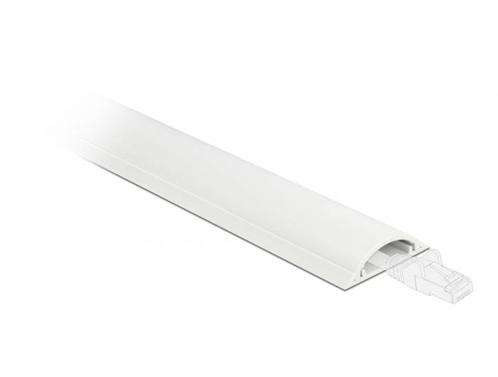 Delock - Kabelkanal - 1 m - weiß