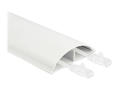 DeLOCK - Kabelkanal - 1 m - weiß