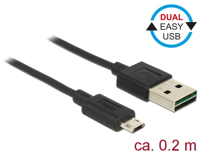 DeLOCK - USB-Kabel - Micro-USB Typ B (M) bis USB (M)
