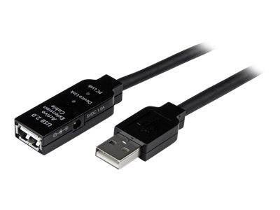 StarTech.com 5m aktives USB 2.0 Verlängerungskabel - St/Bu - USB Verlängerung / Repeater Kabel - USB-Verlängerungskabel