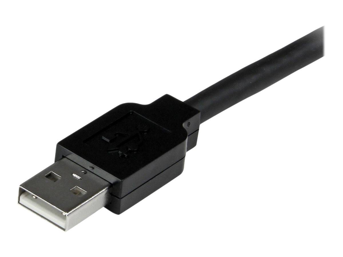 StarTech.com 5m aktives USB 2.0 Verlängerungskabel - St/Bu - USB Verlängerung / Repeater Kabel - USB-Verlängerungskabel
